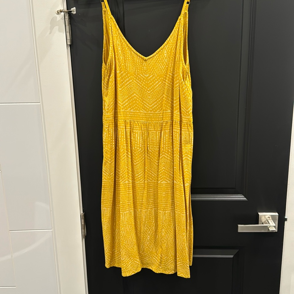RVCA Yellow summer dress